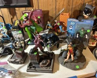 Green Lantern, Batman and Robin, Catwoman, Sub-Mariner, Bat Girl