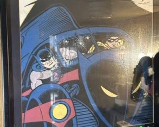 Limited Edition Batman and Robin Framed Print