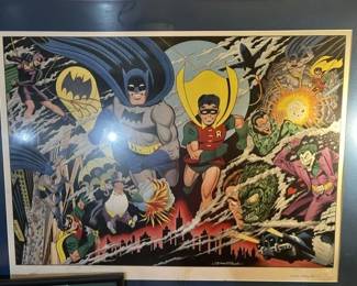 Limited Edition Framed/signed Batman and Robin Print