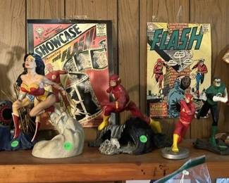 Wonder woman, Flash, Shazam