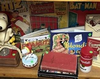 Snoopy Telephone, Campbell's Soup, Collector Books