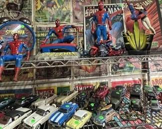 Spider Man, Danbury Mint Cars, Welly Cars