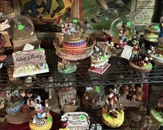Disney Snow Globes and Music Boxes