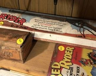 Red Ryder BB Gun, Case of BB's and Book