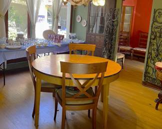 The main image in this photo is the round table, but there are no doubt other items in the same room.