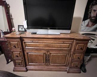 Vintage wooden credenza 