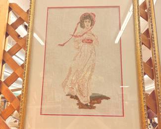 Pinkie Embroidered Artwork