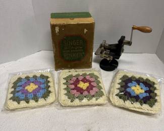 Granny Squares & Hand-Operated Pinker