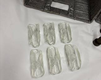 Glass Napkin Holders