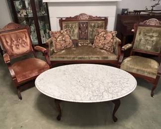Victorian parlor furniture