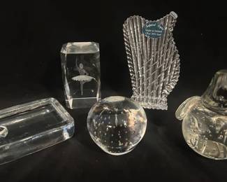 Glass paperweights