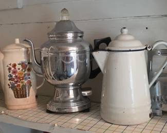 Coffee pots and percolators