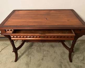 Antique mahogany writing desk
