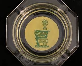 Many vintage glass ashtrays