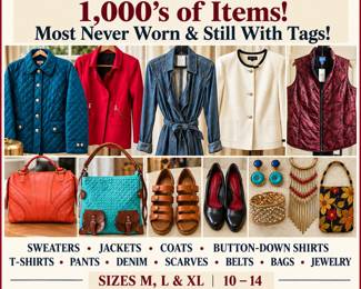 Boutique Estate Sale Clothing Flyer