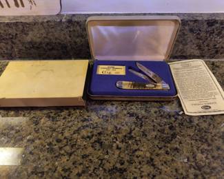 Fireball Roberts commemorative knife set Case xx