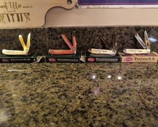 4 consecutive years Case xx Uwharrie Mtn festival commemorative knives