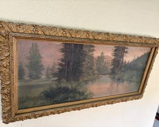 1920's landscape painting