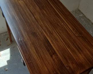 Vintage Mahogany Writing Desk with Single Drawer