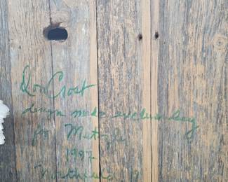 Ron Croft Custom Pine Armoire