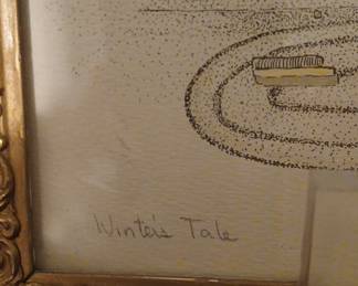 Margery Kawaller Winter's Tale Signed Print