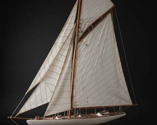Columbia Style Racing Yacht Model