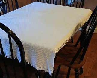 L. Hitchcock Stenciled Windsor Dining Set
