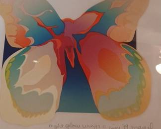 Marcel Night Glow Wings Limited Edition Print
