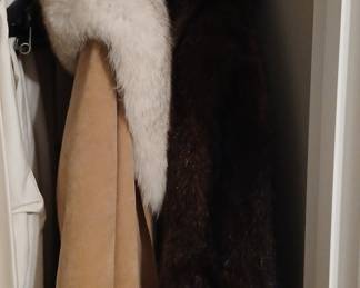Vintage Suede and Fur Coats