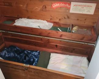 Waterfall cedar chest