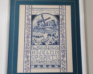 Crosstitch wall decor