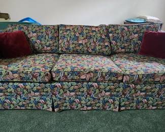 Floral sofa