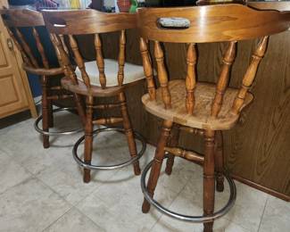 3 counter height chairs