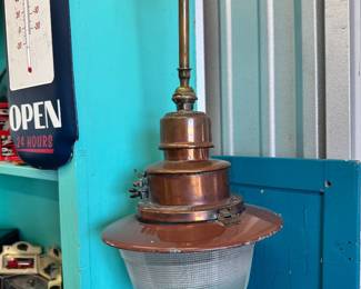 Copper Hanging Light