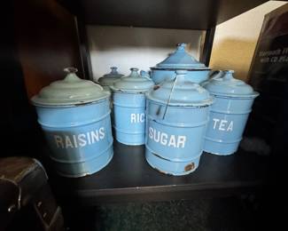 Sky Blue Canisters