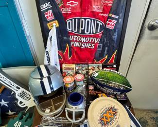 Dallas Cowboy, Nascar Memorabilia
