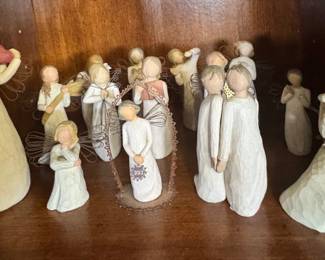 Assortment of Willow Tree Figurines