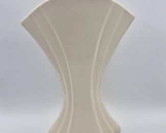 166 FanShapedArtDecoCeramicVase