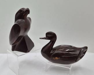 61 IronwoodCarvedHawkDuck