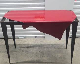 4 TrompeLOeilStyleIllusionModernistSteelConsoleTable