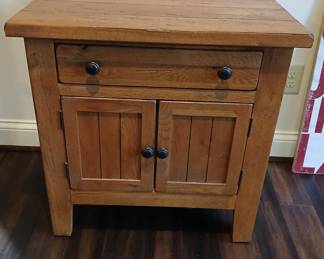 Broyhill Attic Heirlooms Oak Display Cabinet