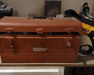 Vintage Craftsman Steel Tool Box