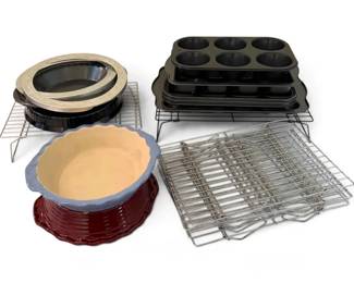 Baking Racks, Pastry Tins, Pie Dishes More
