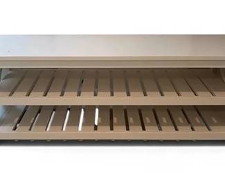 White 4ft Wood Bench Shoe Rack 3Tiered Heavy