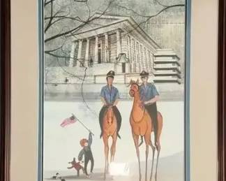Old Court House P. Buckley Moss Print