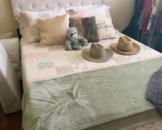 Bedroom furniture, bedding, pillows and decorative home textiles | Wildflower Lane Estate Sales | Sugar Land, TX
