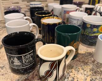 Large assortment of coffee mugs and decorative drinking cups | Wildflower Lane Estate Sales | Sugar Land, TX