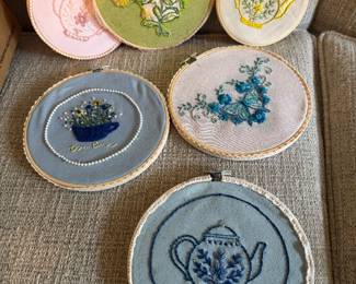 Hand-embroidered art | Wildflower Lane Estate Sales | Sugar Land, TX