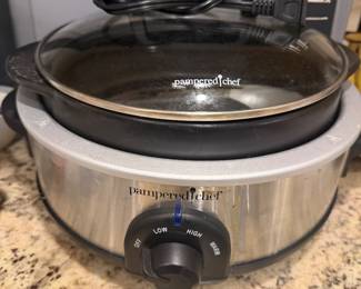 Stainless steel slow cooker and kitchen appliances | Wildflower Lane Estate Sales | Sugar Land, TX