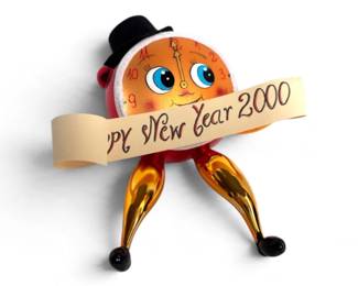 Radko Happy New Year Ornament